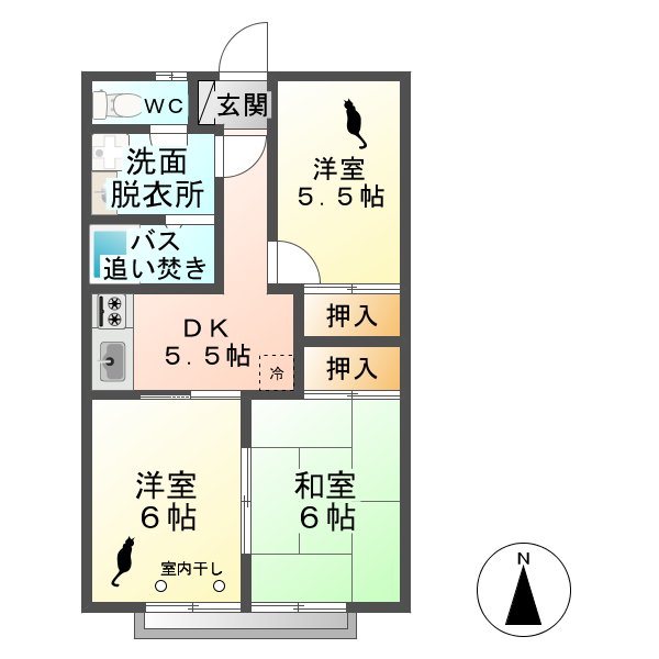 ハイランドハイツ 間取り