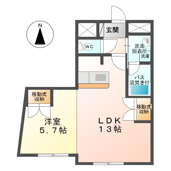 Brandnew City E 間取り