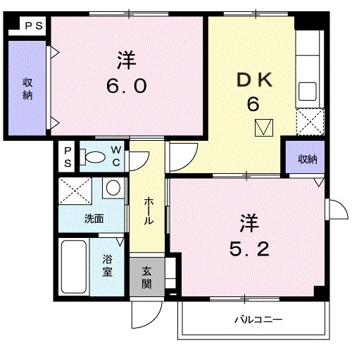 クラール　Ａ 間取り