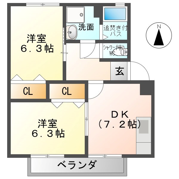 メゾンシャルマン 間取り