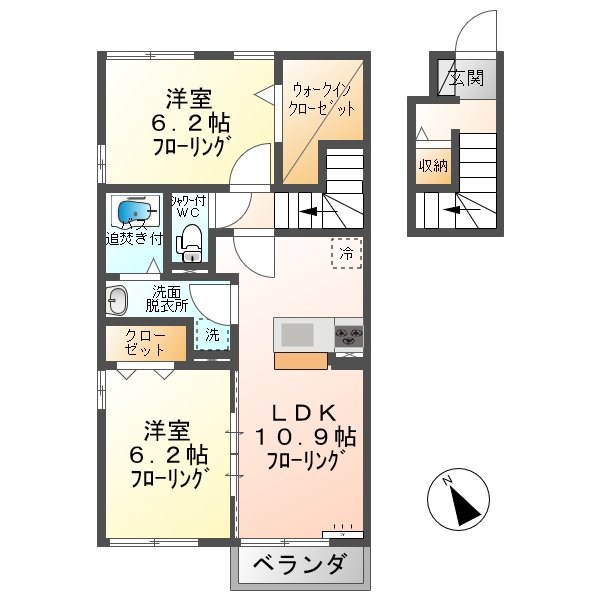 ベルセジュールK 間取り