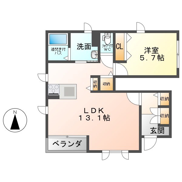 シャーメゾン　ル　シエル 間取り