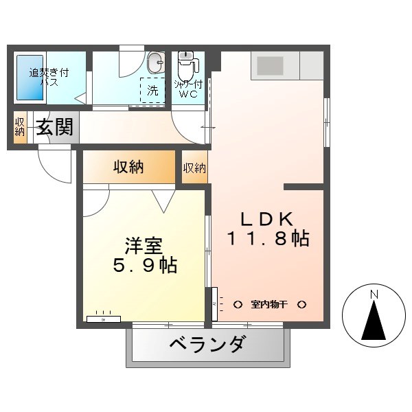 バリュージュ住吉N 間取り