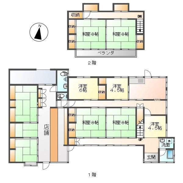 上田戸建Ⅱ 間取り