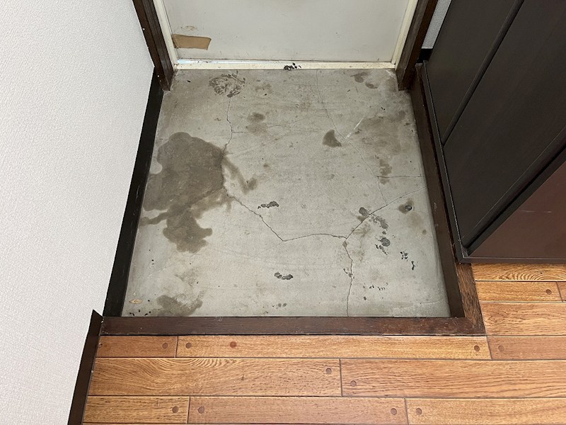 コーポ松の木B 玄関
