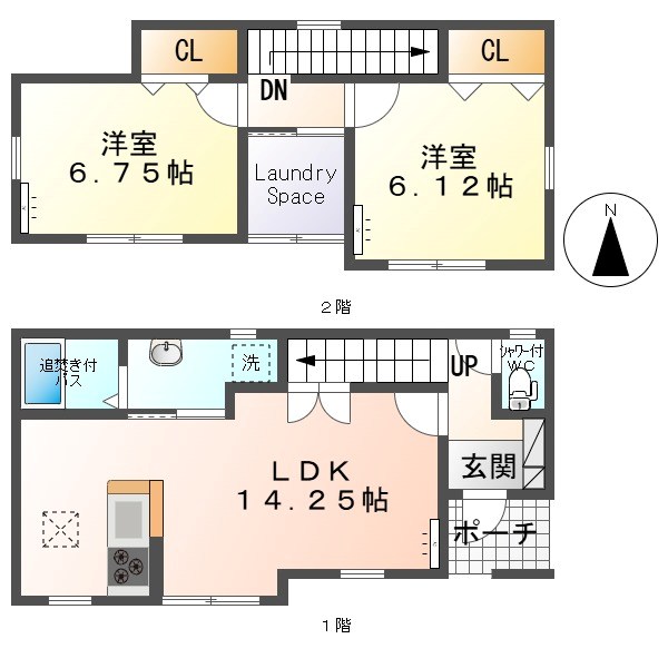 常磐城6丁目戸建 間取り