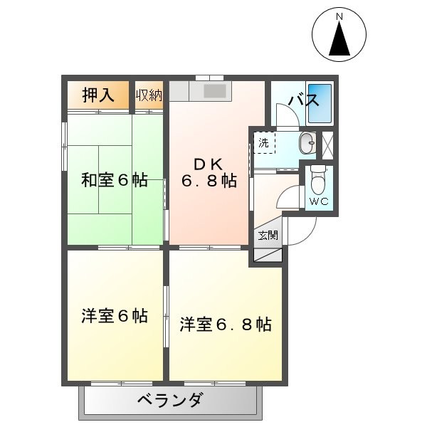 メゾンエスポワールA 間取り