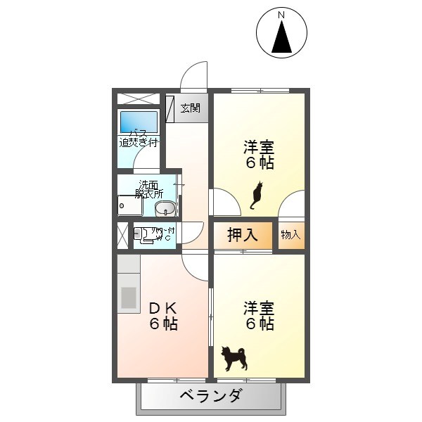 コーポショウカ 間取り