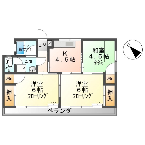コーポ堀 間取り