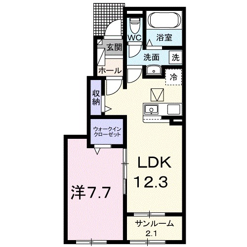 ヴィラ　ノーチェ 間取り