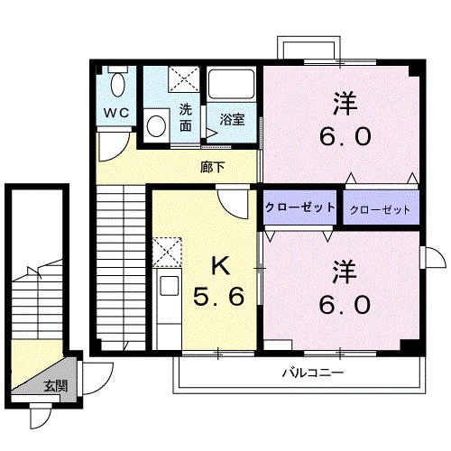 クラール　Ｂ 間取り