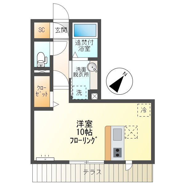 アレーズ　ジュアン 間取り