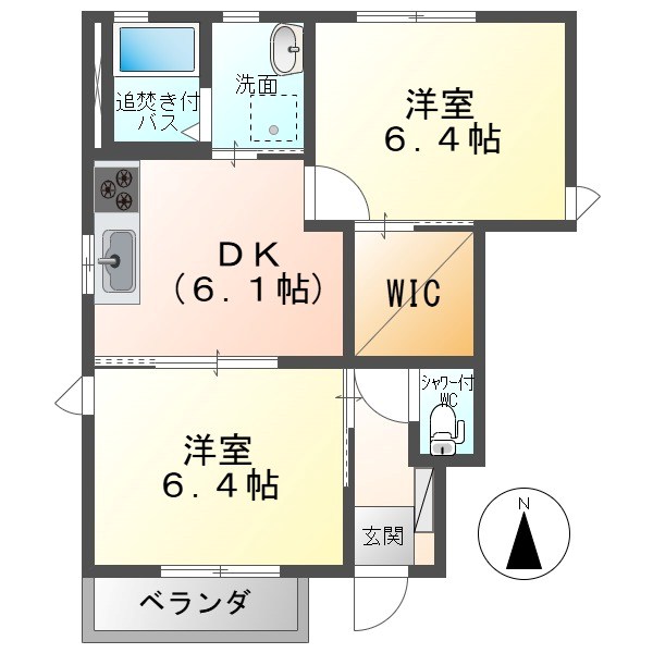 セピアコート常磐城Ａ 間取り