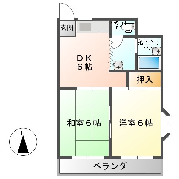 アップルハウスタケダ 間取り
