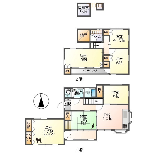 上野一戸建 間取り