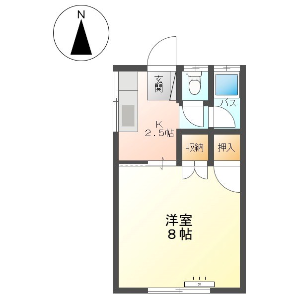 コーポ上原 間取り