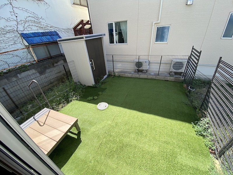 上田市中央六丁目戸建て貸家 庭