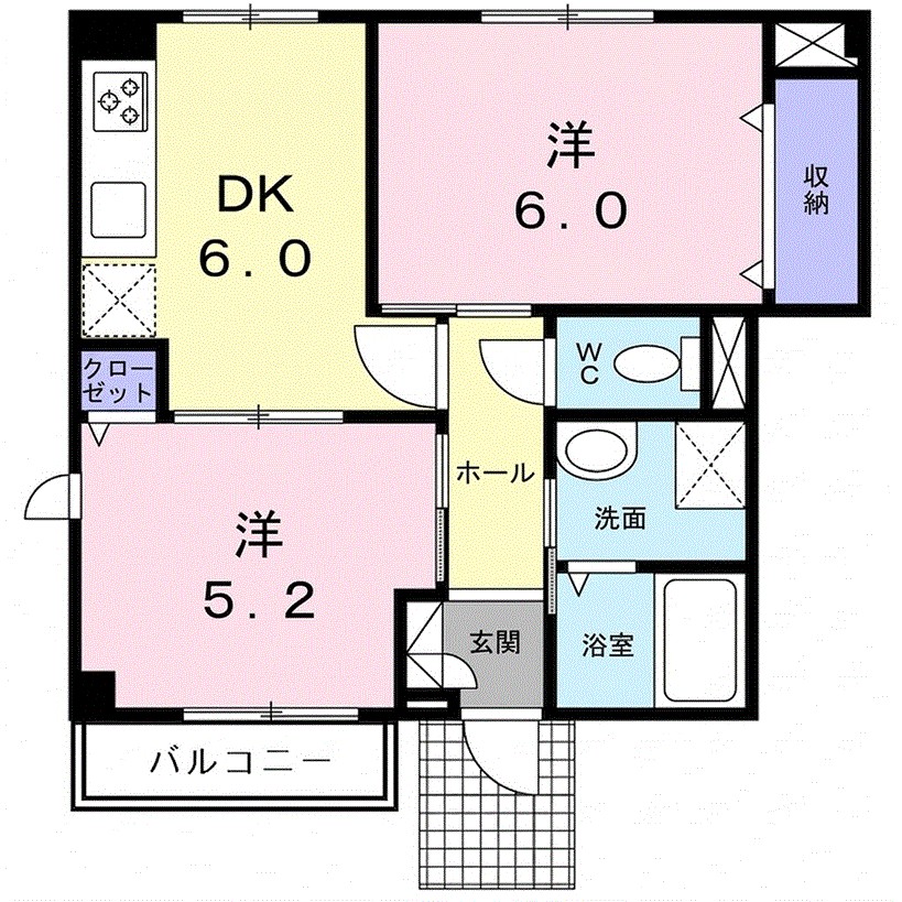 クラール　Ｃ 間取り