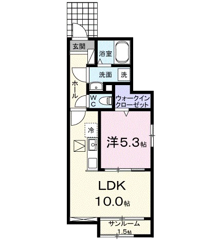 プラーム上田Ⅱ 間取り