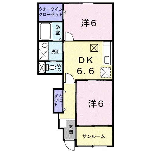 グランデュール　Ｂ 間取り