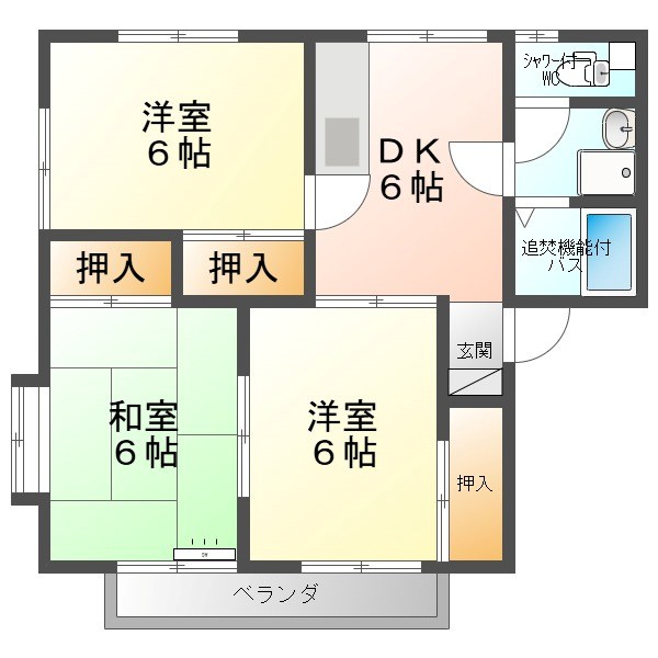 グリーンハイツ山口 間取り