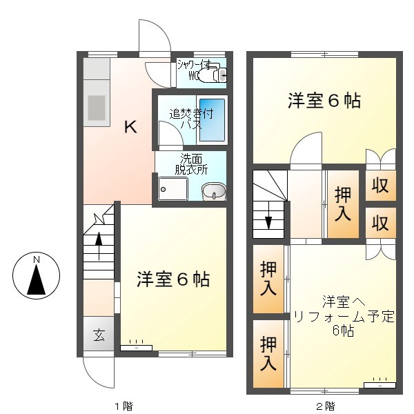 コーポ泉２号棟 間取り