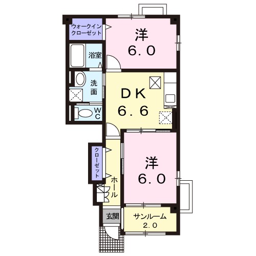 グランデュール　Ｂ 間取り