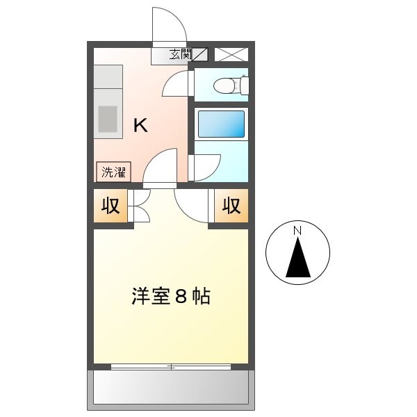 キャッスルヨシカワＢ 間取り