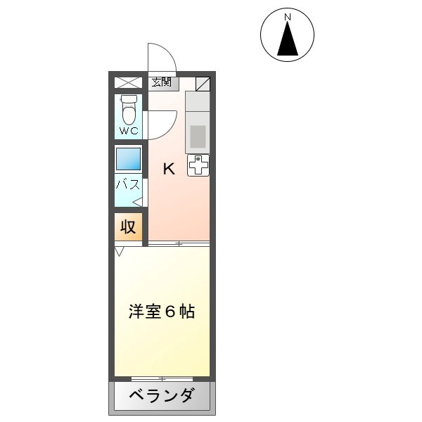 東信ハイツＥ 間取り