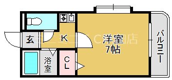 エステ・ティコ千里 201号室 間取り