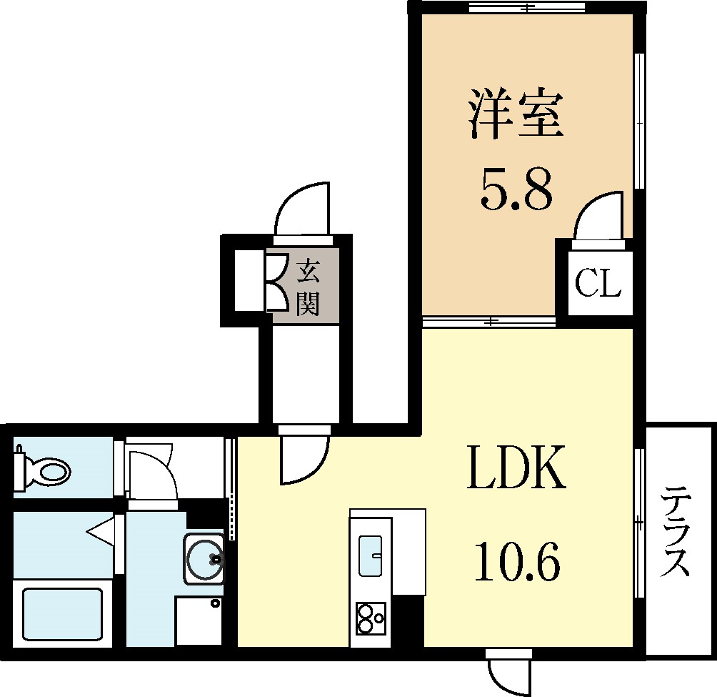 ヴァリエ久津川 間取り