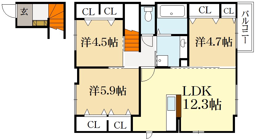 パークヒル岩倉 間取り