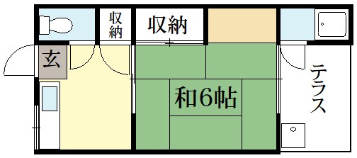 西野荘 間取り
