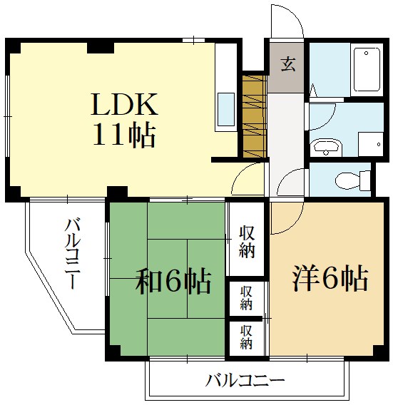 パレスイマイ 間取り