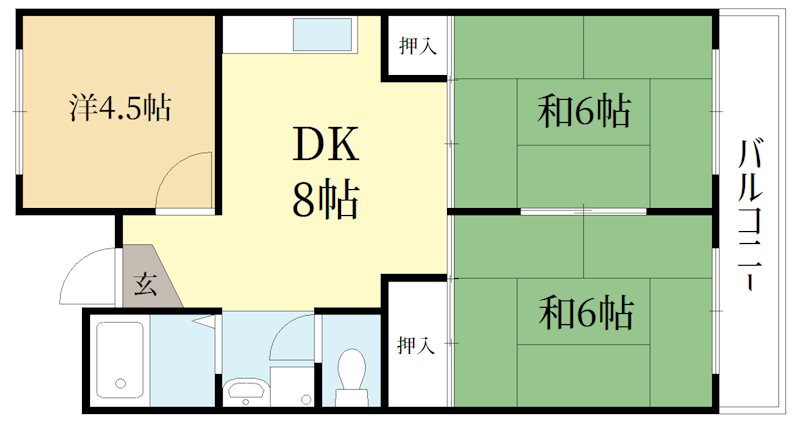 ラフォーレＫＥＧＯ 間取り
