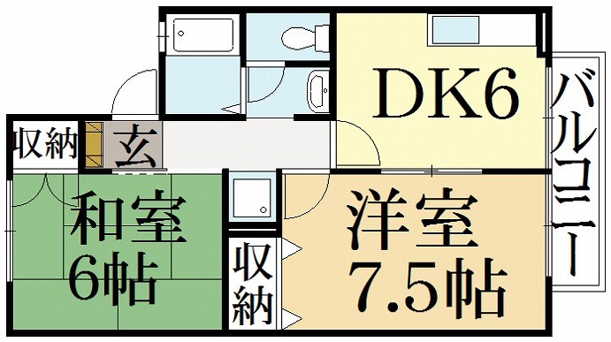 シャトー山翠 間取り