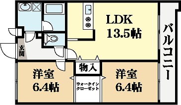 グランデYABURI 間取り