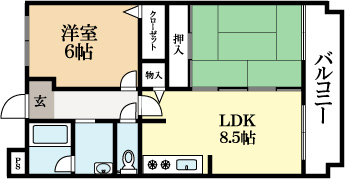 グリーンサム弐番館 間取り