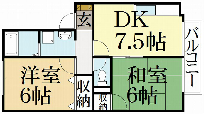 カーサ井ノ口 間取り