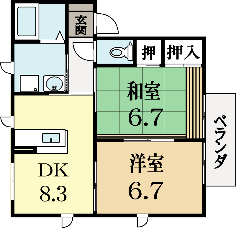 ファミール吉川 間取り