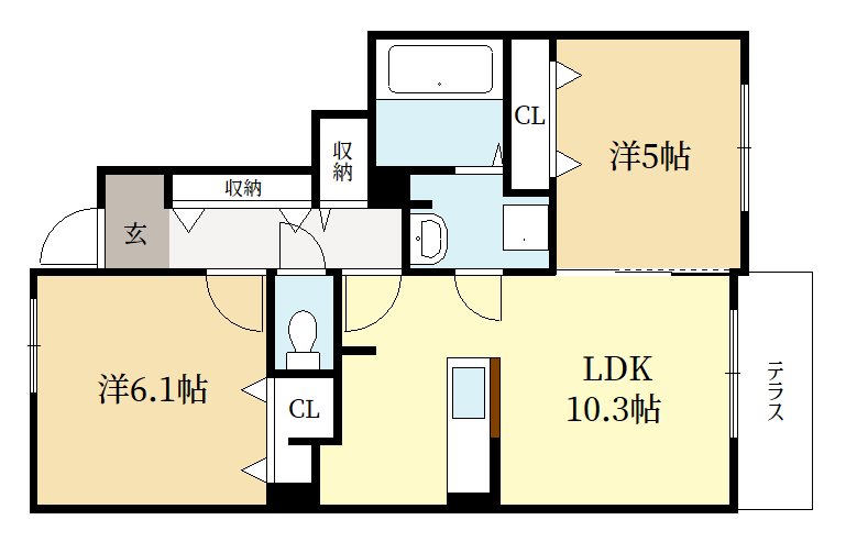 ウッディ　オアシスⅡ 間取り