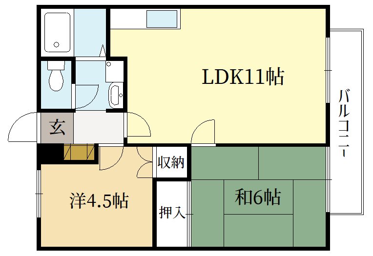 ハイツカルテット 間取り