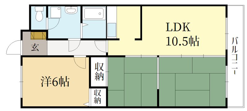 ラポート宇治川 間取り