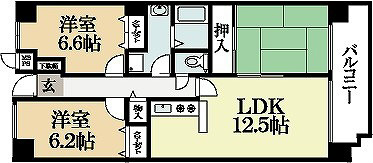 フレックス戸ノ内 間取り
