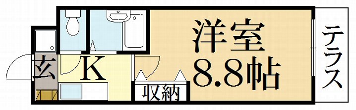 ハイツウェスティ 間取り