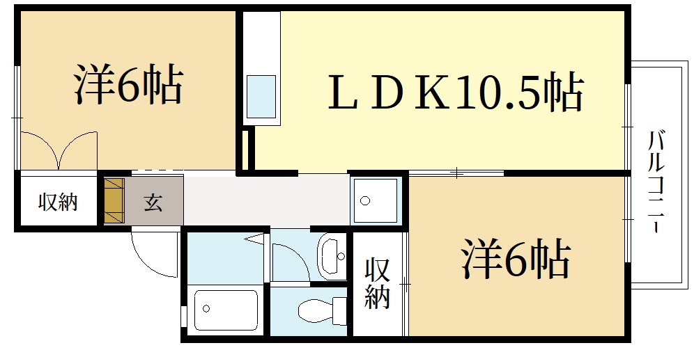 セジュール津ノ国 間取り