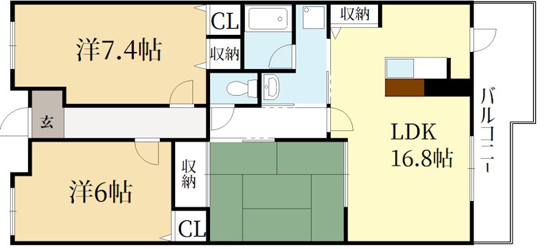 パデシオン桃山南 間取り