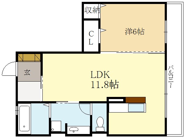 エーデルハイム東香園 間取り