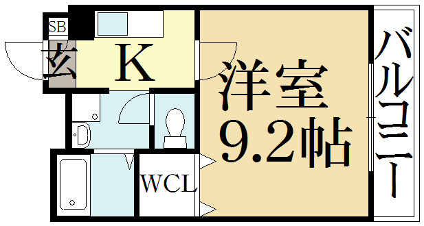 アムール一乗寺2 間取り