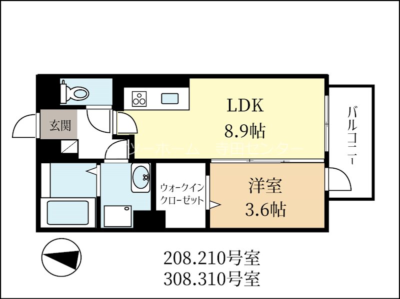 シンフォニー久津川 間取り